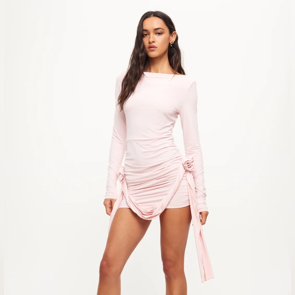 Lioness Pink Midi Dress